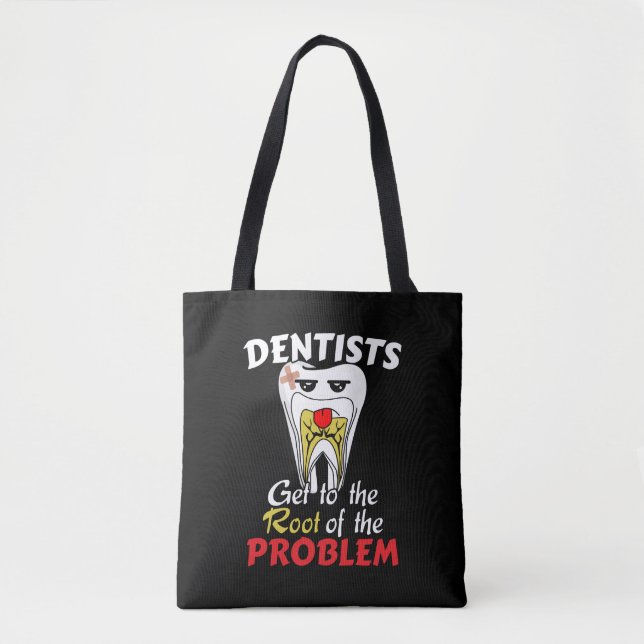 Bolso De Tela Canal raíz de dentista - Pun de cavidad dental (Anverso)