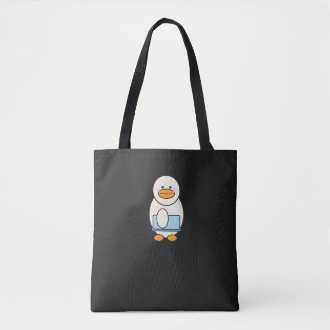 Bolso De Tela Canard allant au travail, funny work (Anverso)
