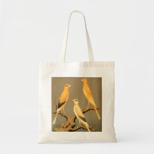 Bolso De Tela Canarios de Yorkshire (Frente)
