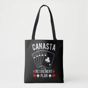 Bolso De Tela Canasta es mi plan de retiro
