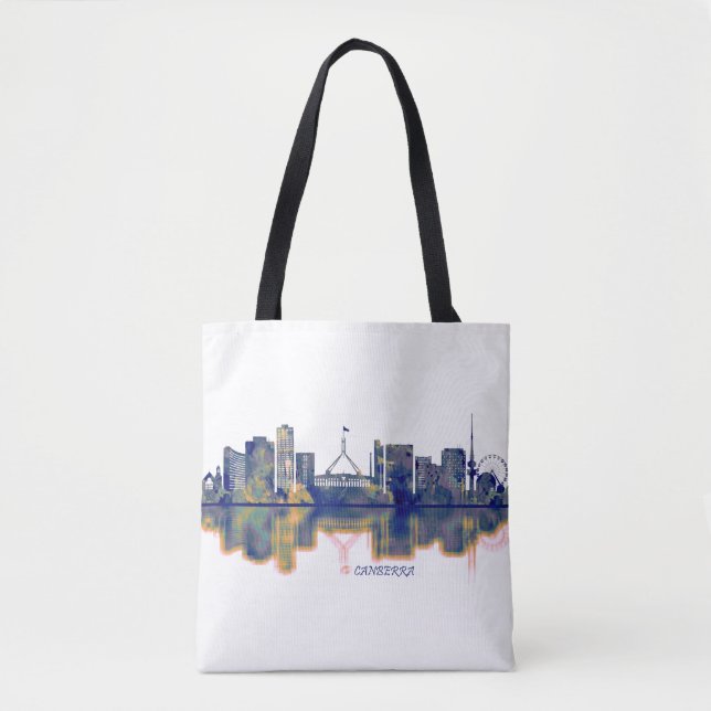 Bolso De Tela Canberra Skyline (Anverso)