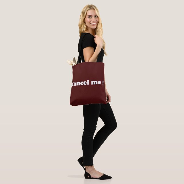Bolso De Tela Cancel Me (Puesto)