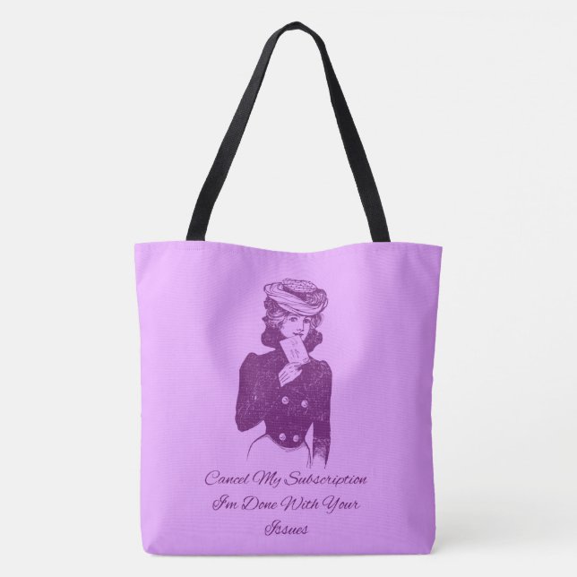 Bolso De Tela Cancelar mi suscripción (Reverso)