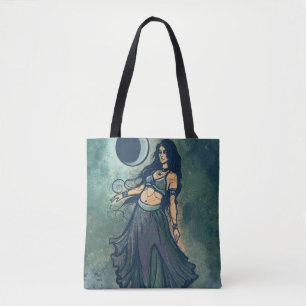 Bolso De Tela Cáncer Belly Zodiac MoonChild Goddess