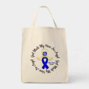 Bolso De Tela Cáncer de Colon Dios Hizo De Mi Héroe Un Ángel
