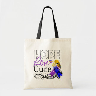 Bolso De Tela Cáncer de escalera Esperanza Cura de Amor