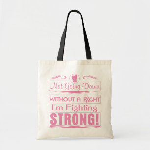 Bolso De Tela Cáncer de pecho soy el luchar fuerte