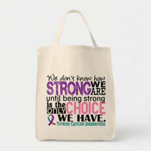 Bolso De Tela Cáncer de tiroides cómo es fuerte somos
