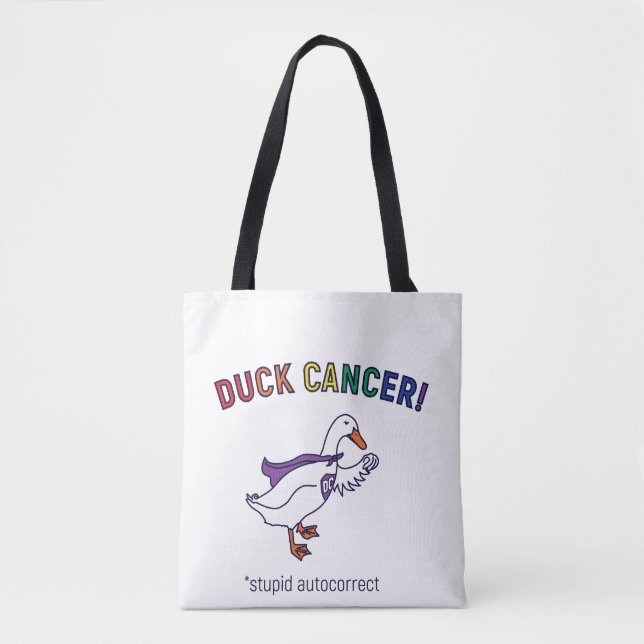 Bolso De Tela Cáncer del pato (Anverso)