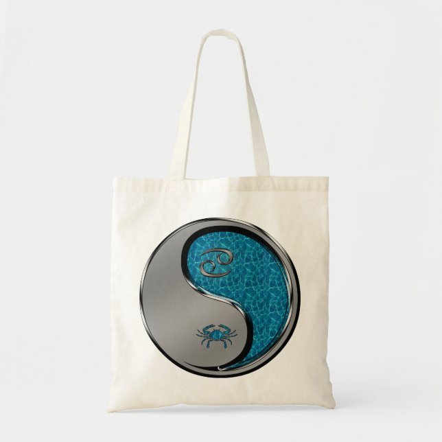 Bolso De Tela Cáncer el Cangrejo (Frente)