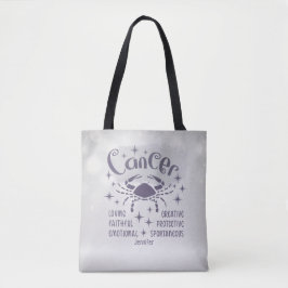 Bolso De Tela Cáncer moderno Horóscopo Zodiaco personalizado