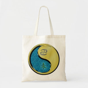 Bolso De Tela Cáncer y cabra Metalizado