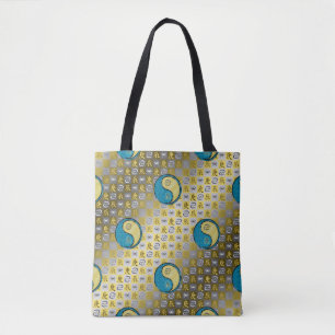 Bolso De Tela Cáncer y Dragón de Metal