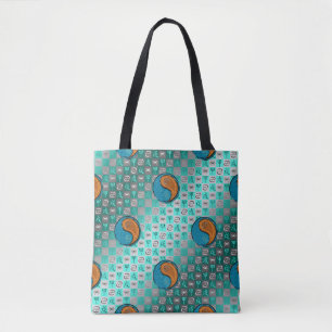 Bolso De Tela Cáncer y Perro de Madera