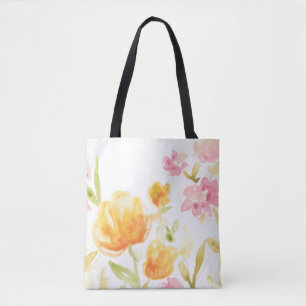 Bolso De Tela Canción floral I