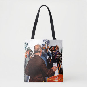 Bolso De Tela Candidato que vota 2