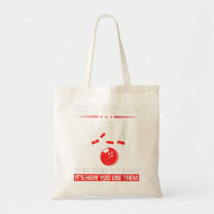 Bolso De Tela Candlepin Bowling tamaño de bolas divertida Nueva