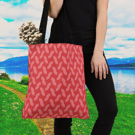 Bolso De Tela Candy Cane Big Tote Bag