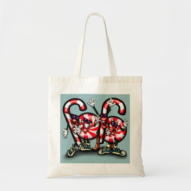 Bolso De Tela Candy Cane Gang (Frente)