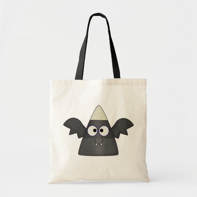 Bolso De Tela Candy Corn Bat (Frente)