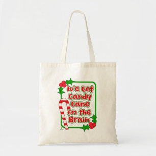 Bolso De Tela Candy divertido en Navidades de eslóganes cerebral