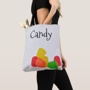 Bolso De Tela Candy Drops Gummies Jelly Beans Halloween