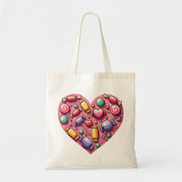 Bolso De Tela Candy Heart