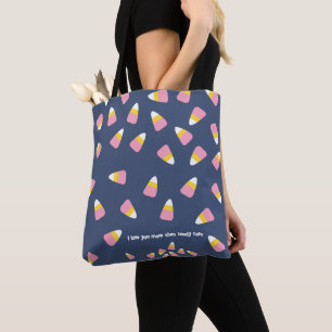 Bolso De Tela Candy maíz Halloween Fall Sweets Personalizado Aña