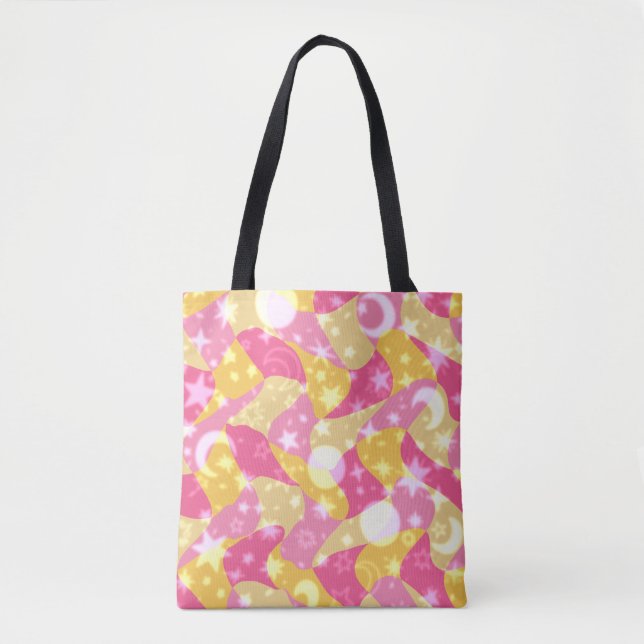 Bolso De Tela Candy Swirls Celestiales (Anverso)
