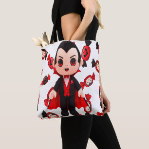 Bolso De Tela Candy y Drácula Cute Spooky Halloween