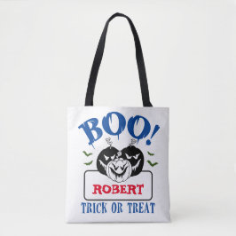 Bolso De Tela Candy y Treat, Personalizado de Halloween