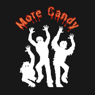 Bolso De Tela Candy Zombies divertidos de Halloween