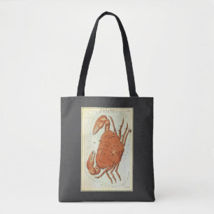 Bolso De Tela Cánger Cangrejo Constelación Vintage, Espejo de Ur