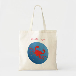 Bolso De Tela Cangrejo cangrejo Zodiaco Thunder_Cove