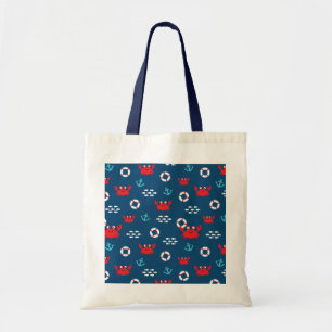 Bolso De Tela Cangrejo con libélula