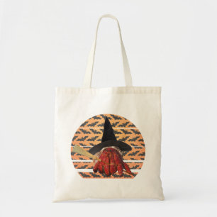 Bolso De Tela Cangrejo de bruja Funny Halloween Hermit Crab Love