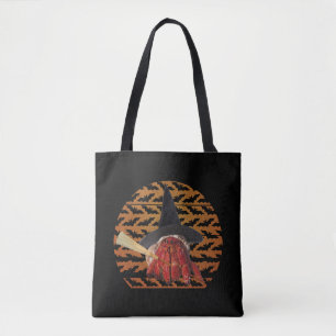 Bolso De Tela Cangrejo de bruja Funny Halloween Hermit Crab Love