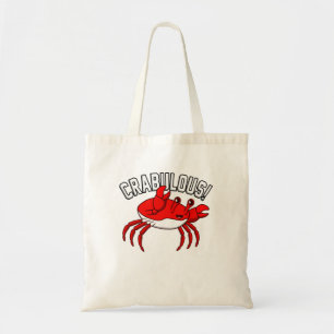 Bolso De Tela Cangrejo de cangrejo de marisco Cangrejo Mar de la