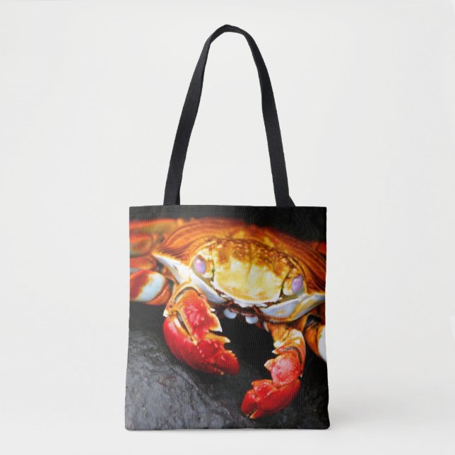 Bolso De Tela Cangrejo de las Islas Galápagos (Anverso)