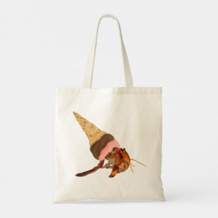 Bolso De Tela Cangrejo Hermista Cuidadoso Con Cubierta De Cono D