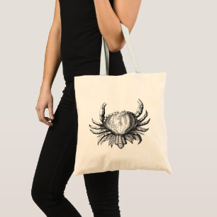 Bolso De Tela Cangrejo ilustrado