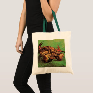 Bolso De Tela Cangrejo sobre su espalda de Vincent van Gogh