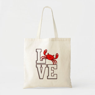 Bolso De Tela Cangrejos de amor Mar Cangrejo Cangrejo Mar de lan
