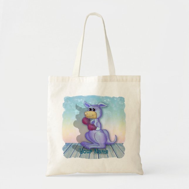Bolso De Tela Canguro Boxeador (Frente)