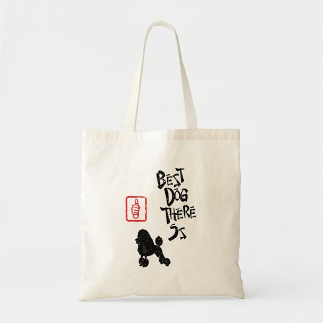 Bolso De Tela Caniche de juguete (Frente)