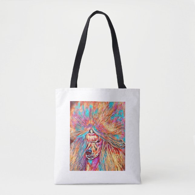 Bolso De Tela Caniche de primavera (Anverso)