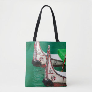 Bolso De Tela Canoa de la gente aborigen