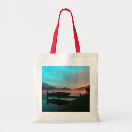Bolso De Tela Canoa vibrante en el lago Junaluska