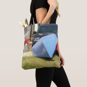 Bolso De Tela Canoas y kayaks por Shirley Taylor