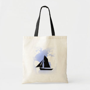 Bolso De Tela Cañón de velero mundial Tote Bag